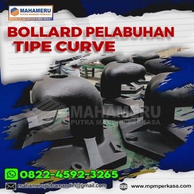 Bollard Curve Pelabuhan Dermaga Kapal Kapasitas 25 Ton