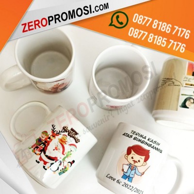 Mug Keramik Promosi Polos Custom Design Full Color Termurah