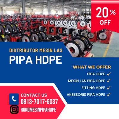 Distributor mesin las pipa HDPE SHDS 630mm hydraulic | pusat mesin las pipa HDPE murah !!!