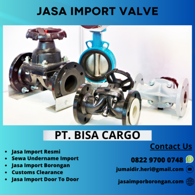 Jasa Import Valve - Undername & Borongan PT BISA CARGO
