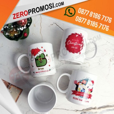 Mug Standar Edisi Natal Christmas Untuk Souvenir Gift