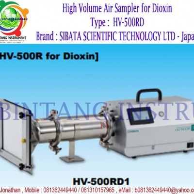 High Volume Air Sampler for Dioxin HV-500RD1 SIBATA SCIENTIFIC TECHNOLOGY LTD indonesia