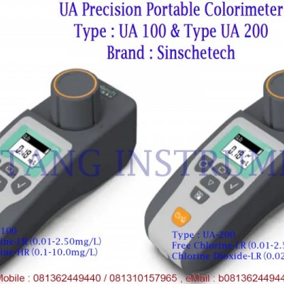 UA Precision Portable Colorimeter UA-100 , UA-200  sinschetech Indonesia Colorimeter UA100 & UA200