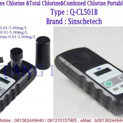 Q-CL501B Free Chlorine &Total Chlorine&Combined Chlorine Portable Colorimeter Sinschetech Indonesia