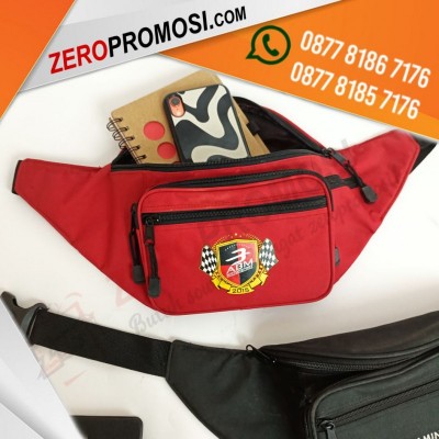 Promosi Tas Pinggang Waist Bag Design Custom