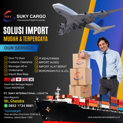 Jasa Import dari China Via udara dan Laut