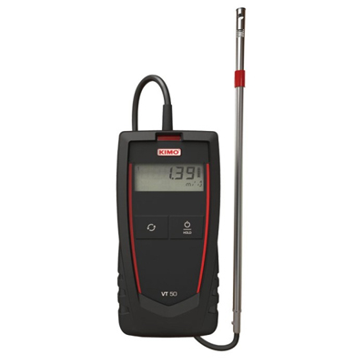THERMO-ANEMOMETER WITH HOTWIRE PROBE  || HOTWIRE ANEMOMETER VT-50 KIMO