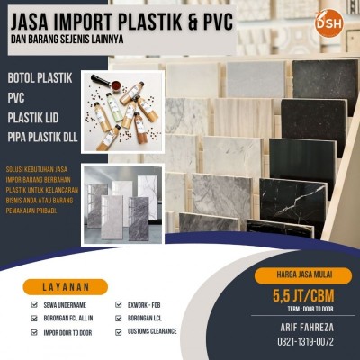 Jasa Import Plastik & PVC