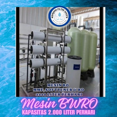 BWRO MACHINE CAPACITY 2.000 LITRE PER HOUR