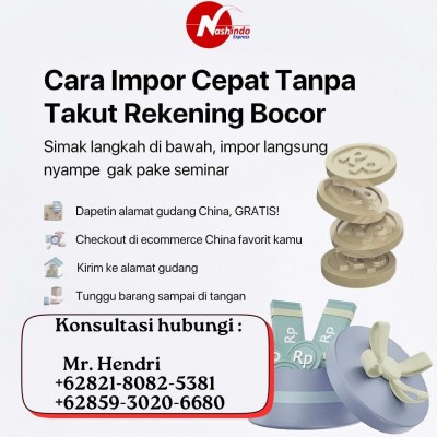 Jasa Import Barang Door to Door dari Bangkok & Singapore ke Jakarta Indonesia