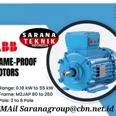 Distributor ABB Flame Proof Electric Motor PT Sarana Teknik