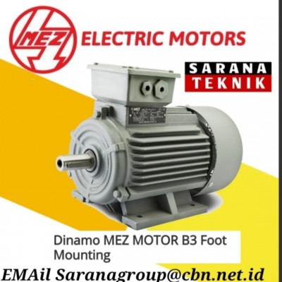 Mez Electric Motor B3 Foot Mounting