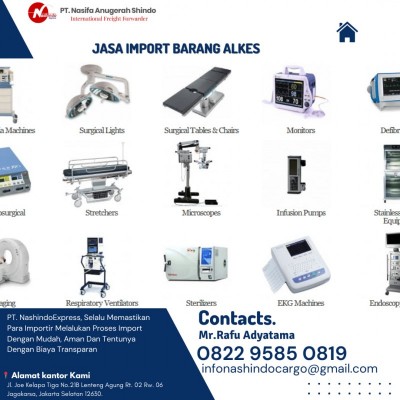Jasa Import Alat Kesehatan Via Udara | Jasa Import Door To Door