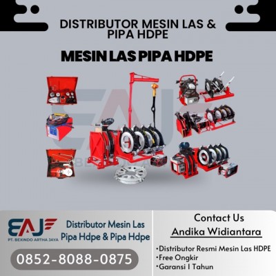 Mesin Las Pipa Hdpe Hydraulic Type SHD 355 Ukuran 110 - 355 mm