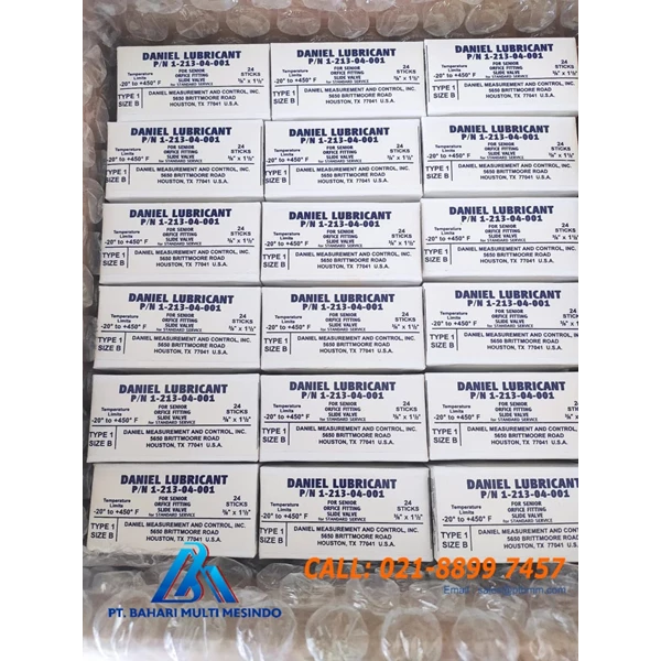 SLIDE VALVE LUBRICANT DANIEL LUBRICANT