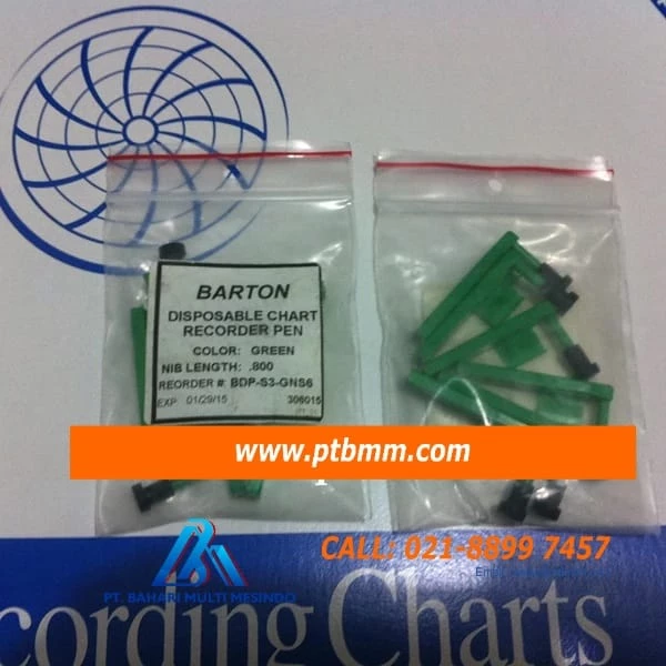 DISPOSABLE PEN GREEN BARTON 242E 202E J8