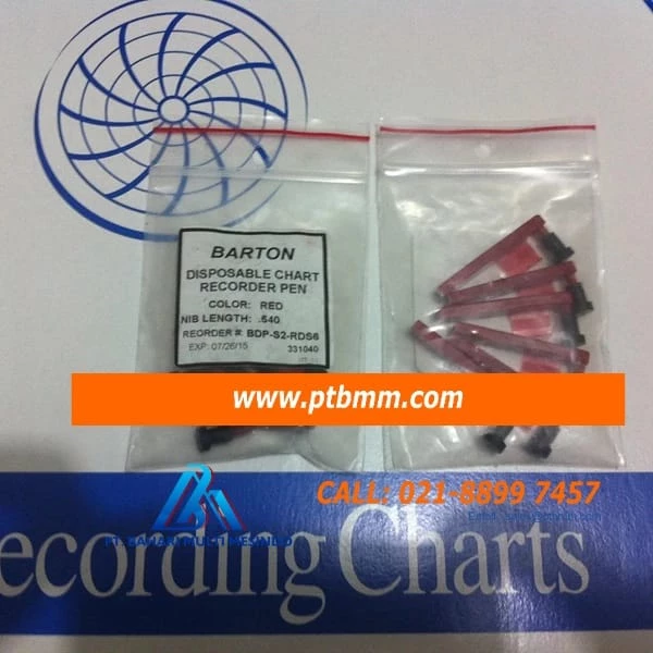 DISPOSABLE PEN RED BARTON 242E 202E J8