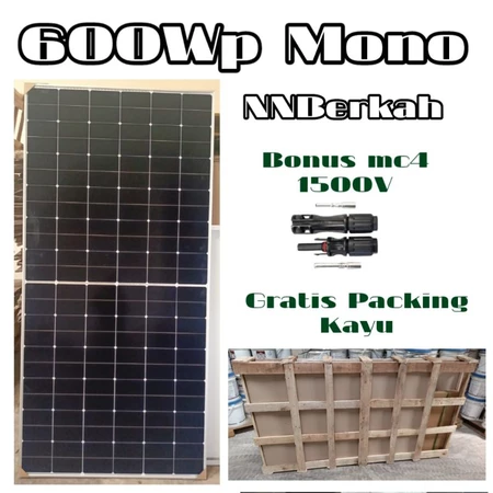 Modul Surya Panel Maysun 600wp Mono Solar Cell Panel Surya