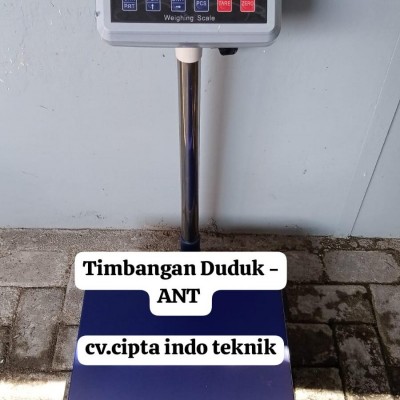 TIMBANGAN DUDUK 200 KG UKURAN 40 CM X 50 CM + TERA METROLOGI