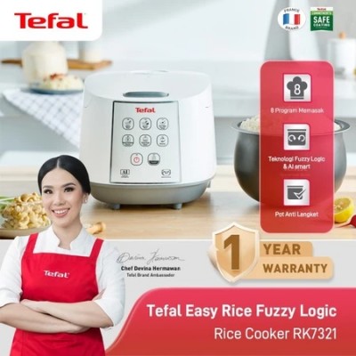 Tefal Rice Cooker Digital 1.8 Liter 8 Program Memasak RK7321 / Penanak Nasi / Magic Com