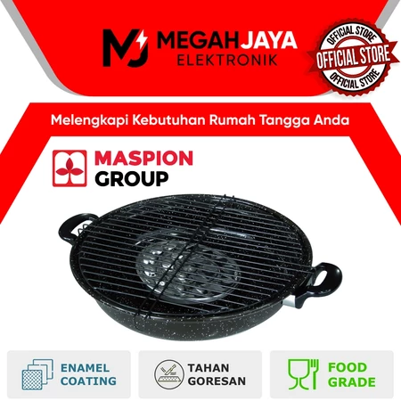 MASPION MAGIC ROASTER ANTI LENGKET / PANGGANG / PEMANGGANG GRILL (34 CM) GARANSI RESMI