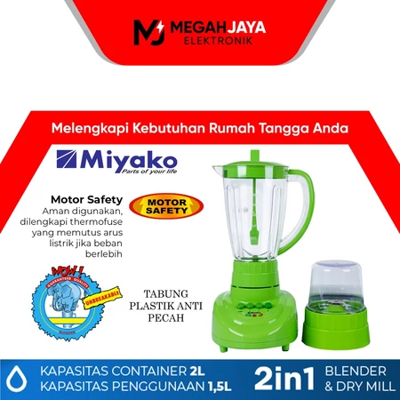 MIYAKO BLENDER BL151 PF / BL 151 PF / BL-151 PF / BL 151PF (PLASTIK / 1,5 LITER) GARANSI RESMI