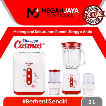 COSMOS BLENDER CB812G / CB-812G / CB 812G (KACA / 2 LITER) GARANSI RESMI