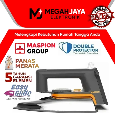 MASPION SETRIKA ANTI LENGKET HA110 / HA 110 / HA-110 / EX 1010BB (350W) GARANSI RESMI