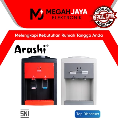 ARASHI DISPENSER TABUNG STAINLESS STEEL ANTI KARAT 2 in 1 ATD 08 07 N / ATD 07N 08N (NORMAL AND HOT)