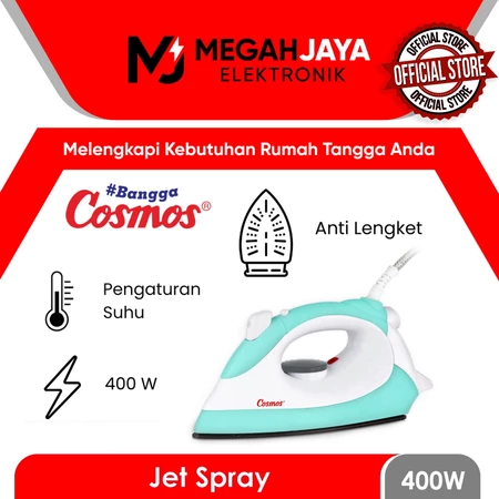 COSMOS SETRIKA ANTI LENGKET CI 3120 / CI 3130 / CI-4110 N / CI 4110 N / CI4110 N (400W) GARANSI RESMI