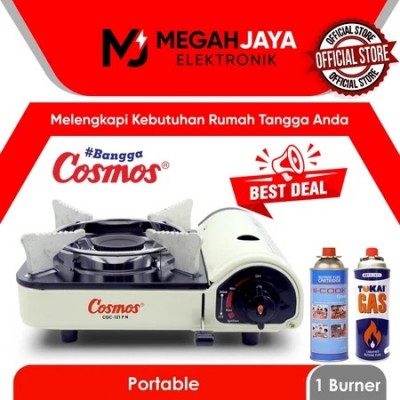 KOMPOR BBQ / CAMPING PORTABLE GAS COSMOS CGC 121 PN / CGC-121 P N / CGC 121PN KOMPOR GAS PORTABLE