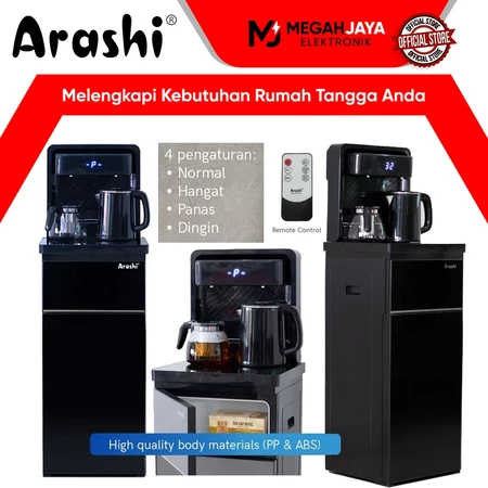 ARASHI DISPENSER GALON BAWAH MULTIFUNGSI 3 / 4 IN 1 AMD 01 / 02 FREE KETTLE + JAR