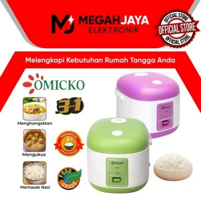 OMICKO RICE COOKER / MAGIC COM MC-108PL / MC-101 PL / MC 101 PL / MC101 PL (1,8 LITER) GARANSI RESMI
