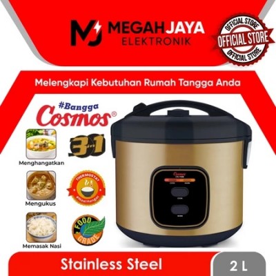 COSMOS RICE COOKER / MAGIC COM CRJ9308 / CRJ-9308 / CRJ 9308 (2 LITER) GARANSI RESMI
