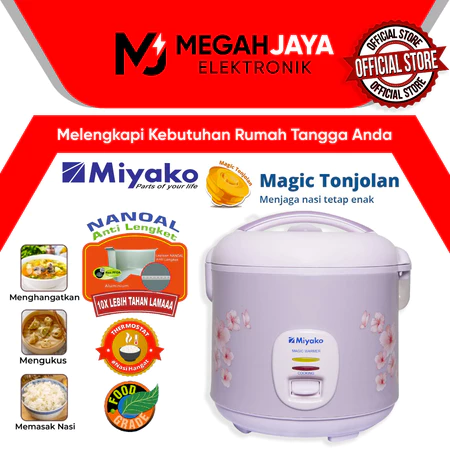 MIYAKO RICE COOKER / MAGIC COM MCM509 / MCM 509 / MCM-509 (1,8 LITER) GARANSI RESMI