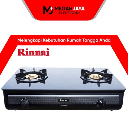 RINNAI KOMPOR RI 712GAB / RI-712 GAB / RI712 GAB / RI 712 GAB (2 TUNGKU) GARANSI RESMI