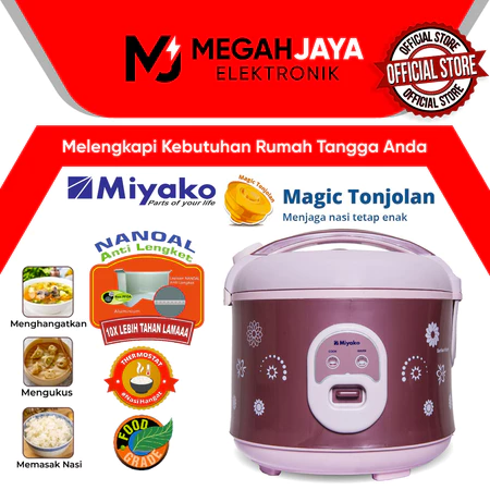 MIYAKO RICE COOKER / MAGIC COM MCM18BH / MCM 18BH / MCM-18 BH (1,8 LITER)