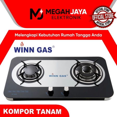 WINN GAS KOMPOR TANAM W888 / W-888 / W 888 (2 TUNGKU) GARANSI RESMI