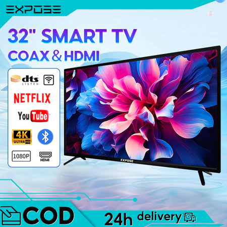 TV 32 Inch smart TV Android HD borderless - mirrored - Dolby audio - browser/Youtube