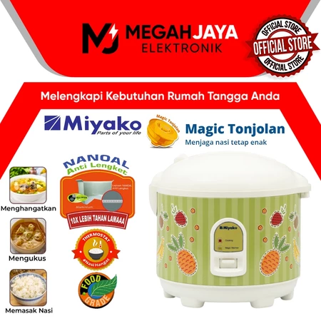 MIYAKO RICE COOKER / MAGIC COM MCM528 / MCM 528 / MCM-528 (1,8 LITER) GARANSI RESMI