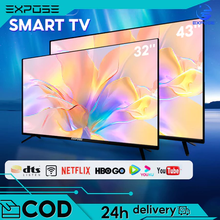TV Android 32 inch Smart TV 4K UHD Android 12.0 LED TV 43 Inch WIFI Televisi Youtube/Netflix