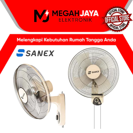 SANEX WALL FAN / KIPAS ANGIN DINDING TORNADO BESI FW-1878 / FW 1879 / FW1878 / FW-1879 (18 INCH) GARANSI RESMI