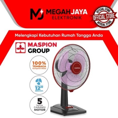 MASPION DESK FAN / KIPAS ANGIN EX307 / EX 307 / EX-307 (12 INCH) GARANSI RESMI