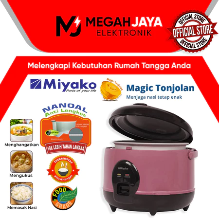 MIYAKO RICE COOKER / MAGIC COM MCM512 C / MCM 512C SBC / MCM-512 C (1,2 LITER)