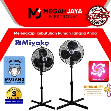 MIYAKO STAND FAN / KIPAS ANGIN KAS16