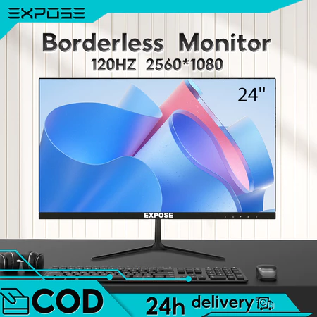 Monitor PC Monitor 19/22/24 Inch Curved Pc Gaming 2K/4K Monitor Desktop komputer 24 75/165Hz