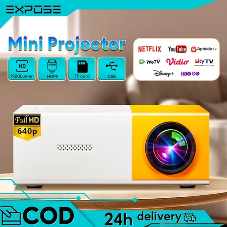 Proyektor mini Proyektor YG300 Portable Led mini Proyektor hp mini Home Theater Proyektor
