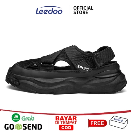 Leedoo Sepatu Sandal Pria Casual Sendal Slip On Outdoor Sandal Hiking Cowok Anti Slip MT105