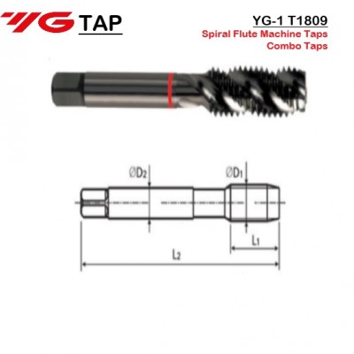 YG-1 T1809-C COMBO TAPS SPIRAL