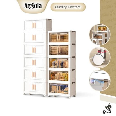 ANGOLA Rak Tas/Sepatu Lipat 6 Tingkat G19-G23 Lemari Plastik Baju Anak Serbaguna / Wardrobe Storage